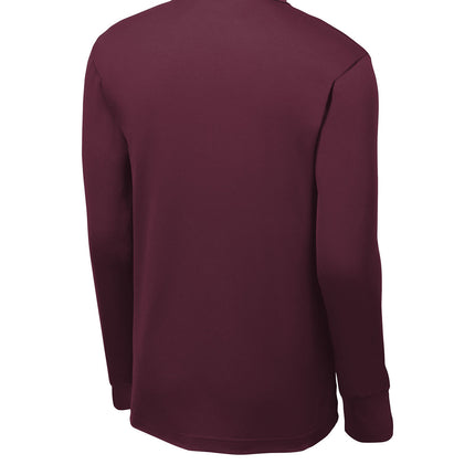 Sport‑Tek® Long Sleeve Micropique Sport‑Wick® Polo – ST657
