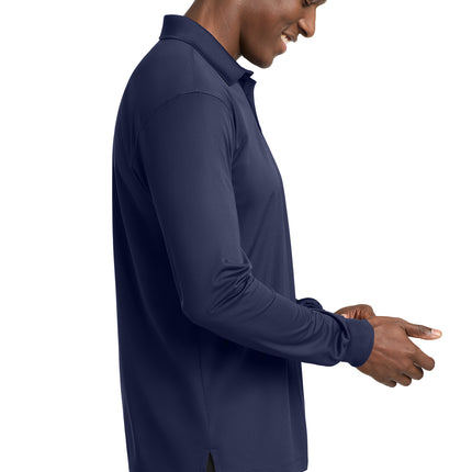 Sport‑Tek® Long Sleeve Micropique Sport‑Wick® Polo – ST657