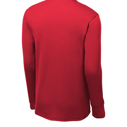 Sport‑Tek® Long Sleeve Micropique Sport‑Wick® Polo – ST657