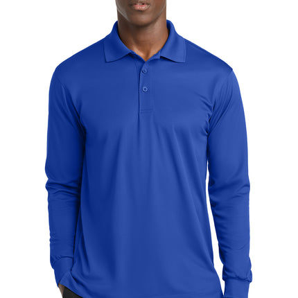 Sport‑Tek® Long Sleeve Micropique Sport‑Wick® Polo – ST657