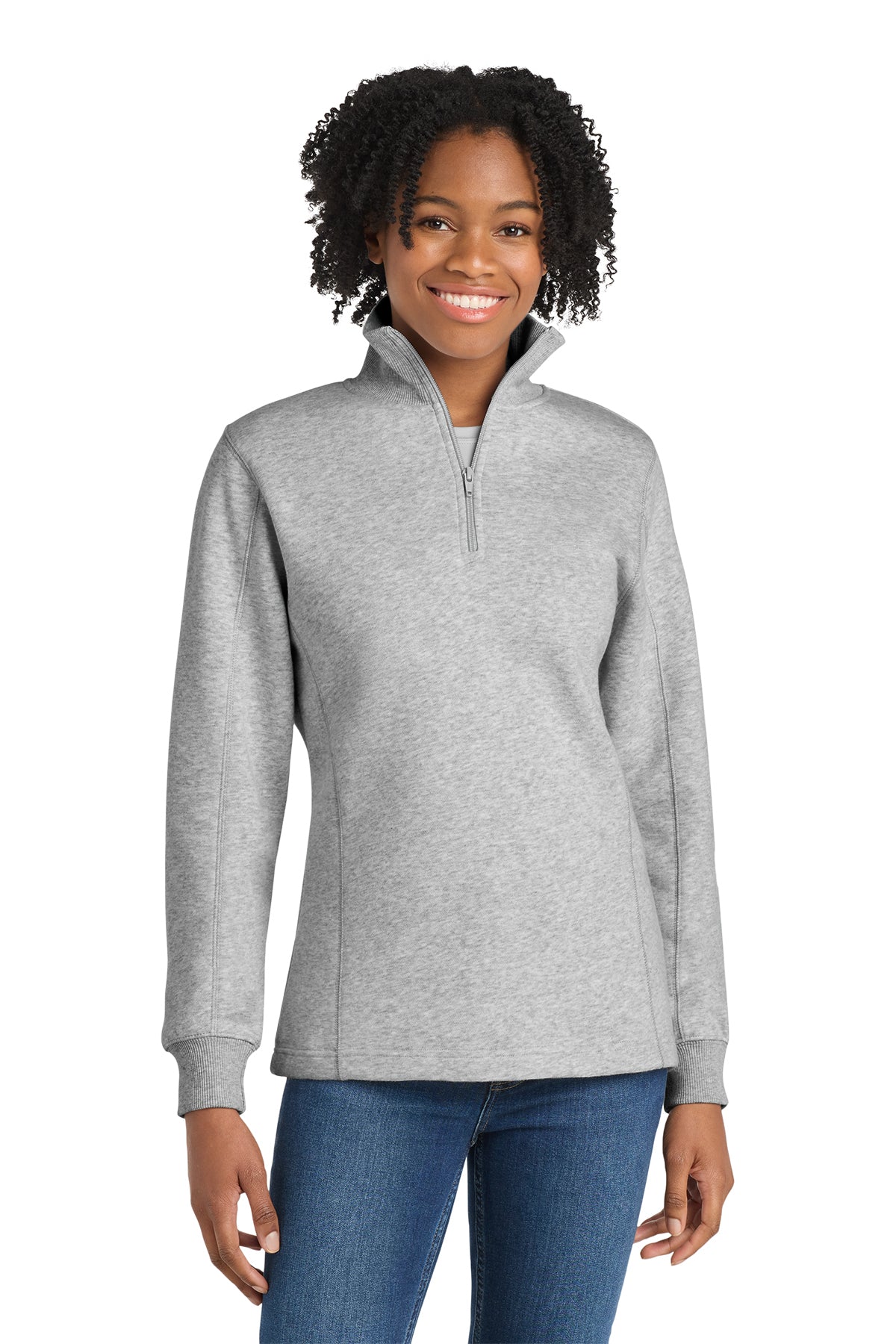 Sport‑Tek® Women’s 1/4‑Zip Sweatshirt – LST253