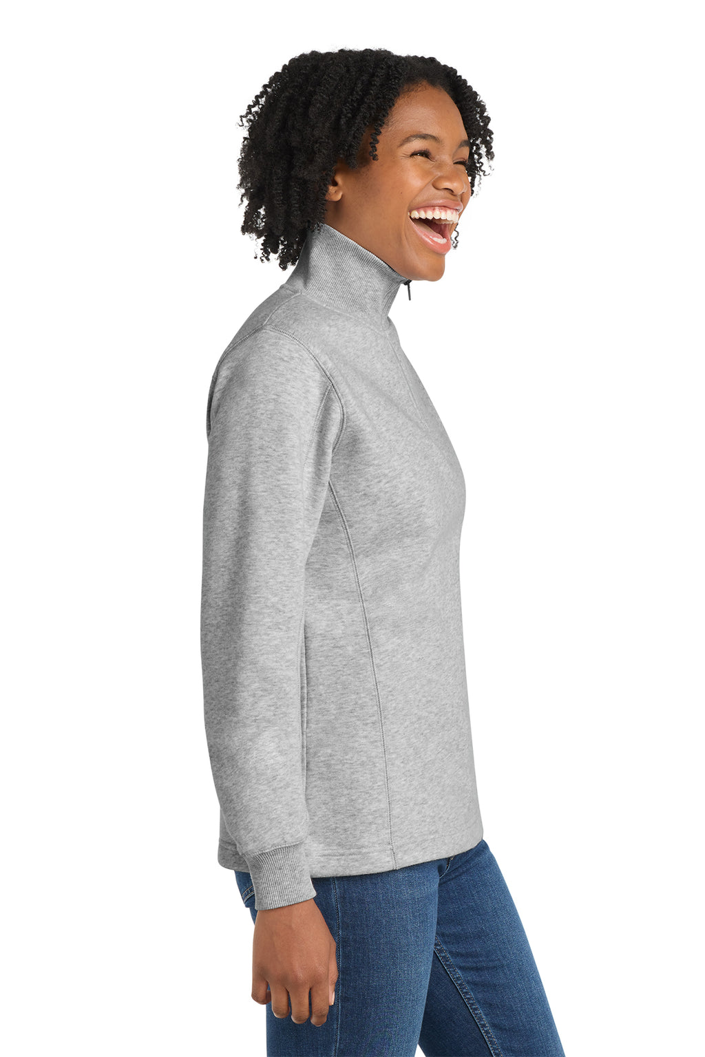 Sport‑Tek® Women’s 1/4‑Zip Sweatshirt – LST253