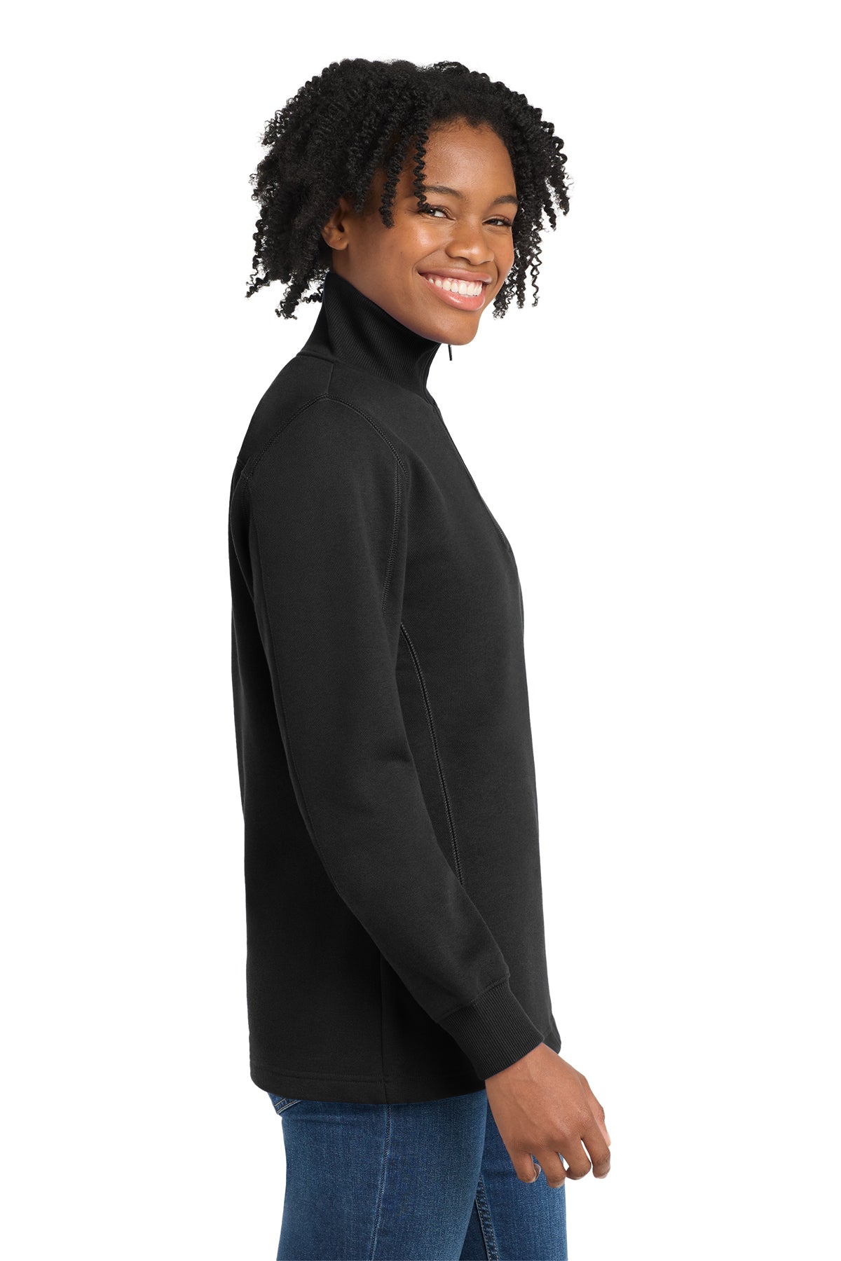 Sport‑Tek® Women’s 1/4‑Zip Sweatshirt – LST253