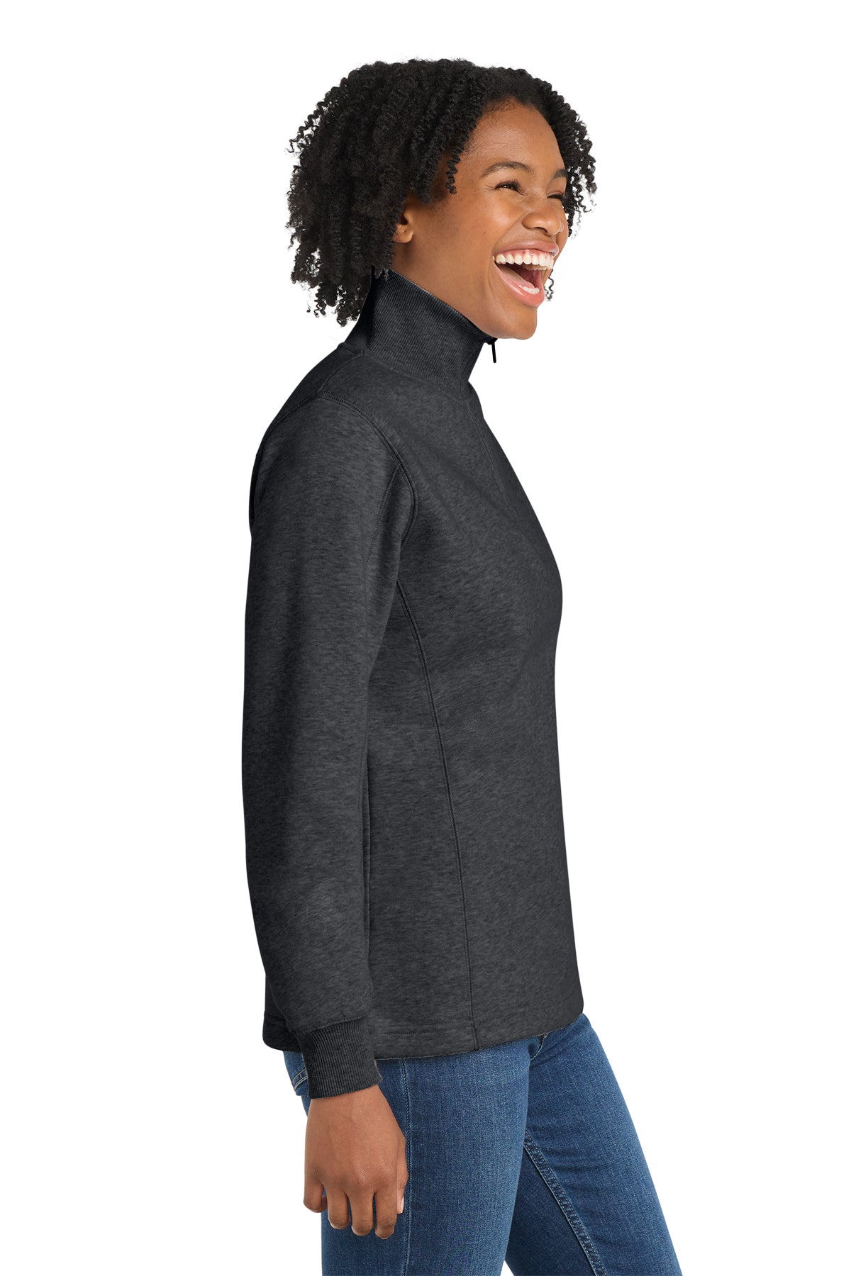 Sport‑Tek® Women’s 1/4‑Zip Sweatshirt – LST253