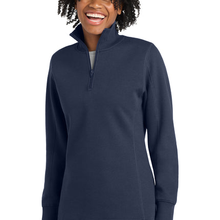 Sport‑Tek® Women’s 1/4‑Zip Sweatshirt – LST253