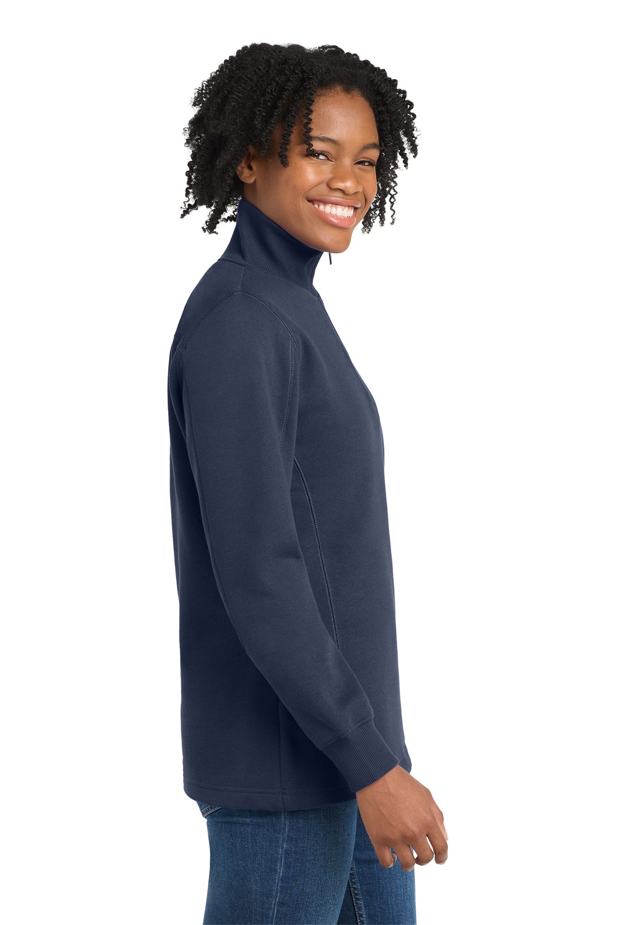 Sport‑Tek® Women’s 1/4‑Zip Sweatshirt – LST253