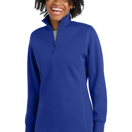 Sport‑Tek® Women’s 1/4‑Zip Sweatshirt – LST253