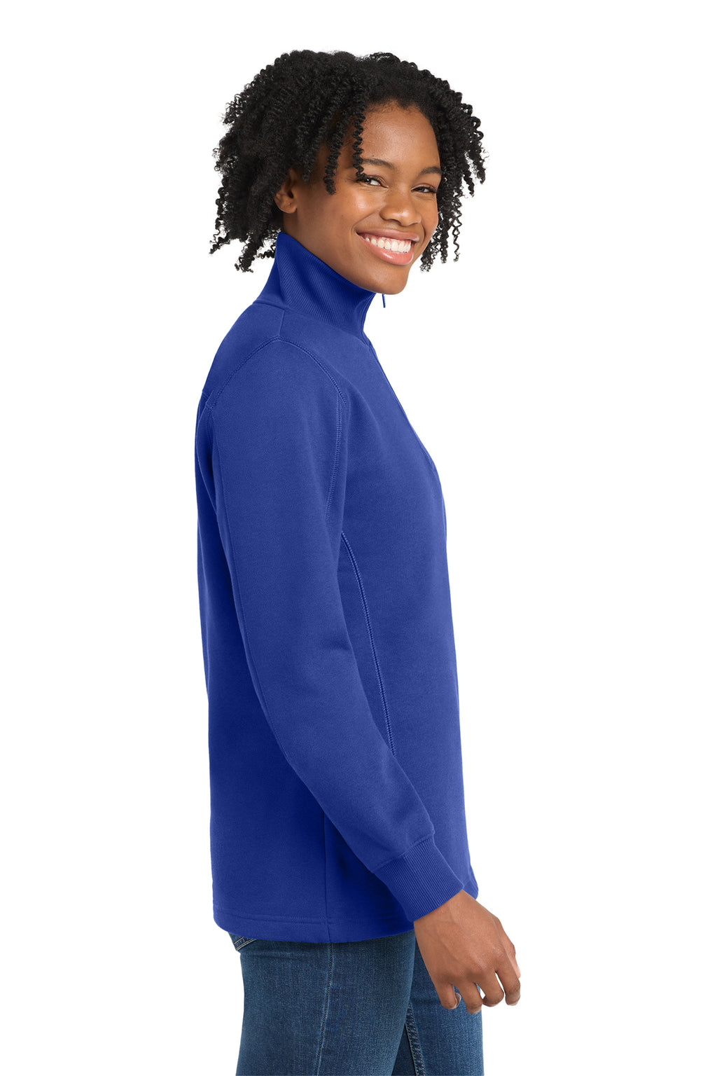 Sport‑Tek® Women’s 1/4‑Zip Sweatshirt – LST253