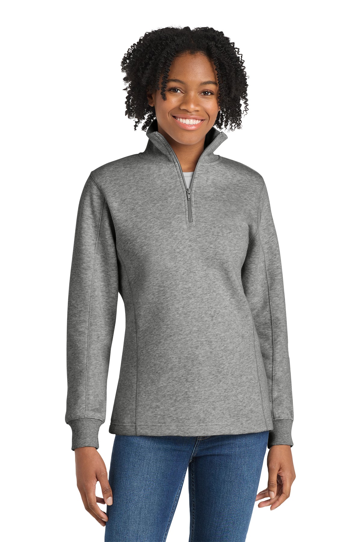 Sport‑Tek® Women’s 1/4‑Zip Sweatshirt – LST253