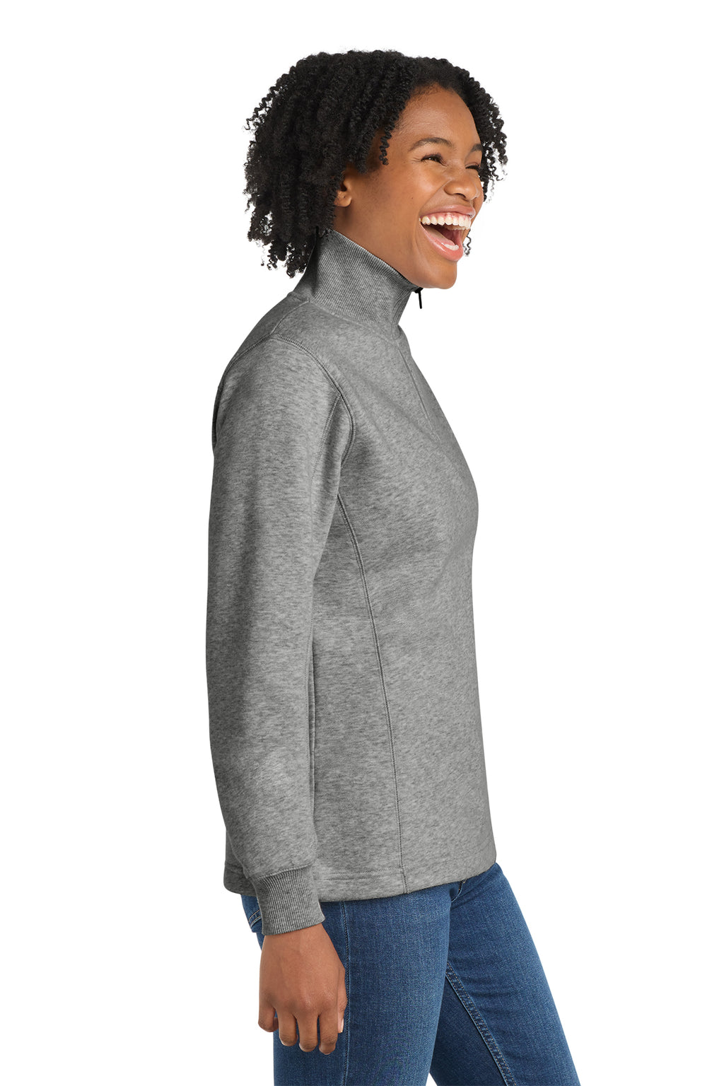 Sport‑Tek® Women’s 1/4‑Zip Sweatshirt – LST253