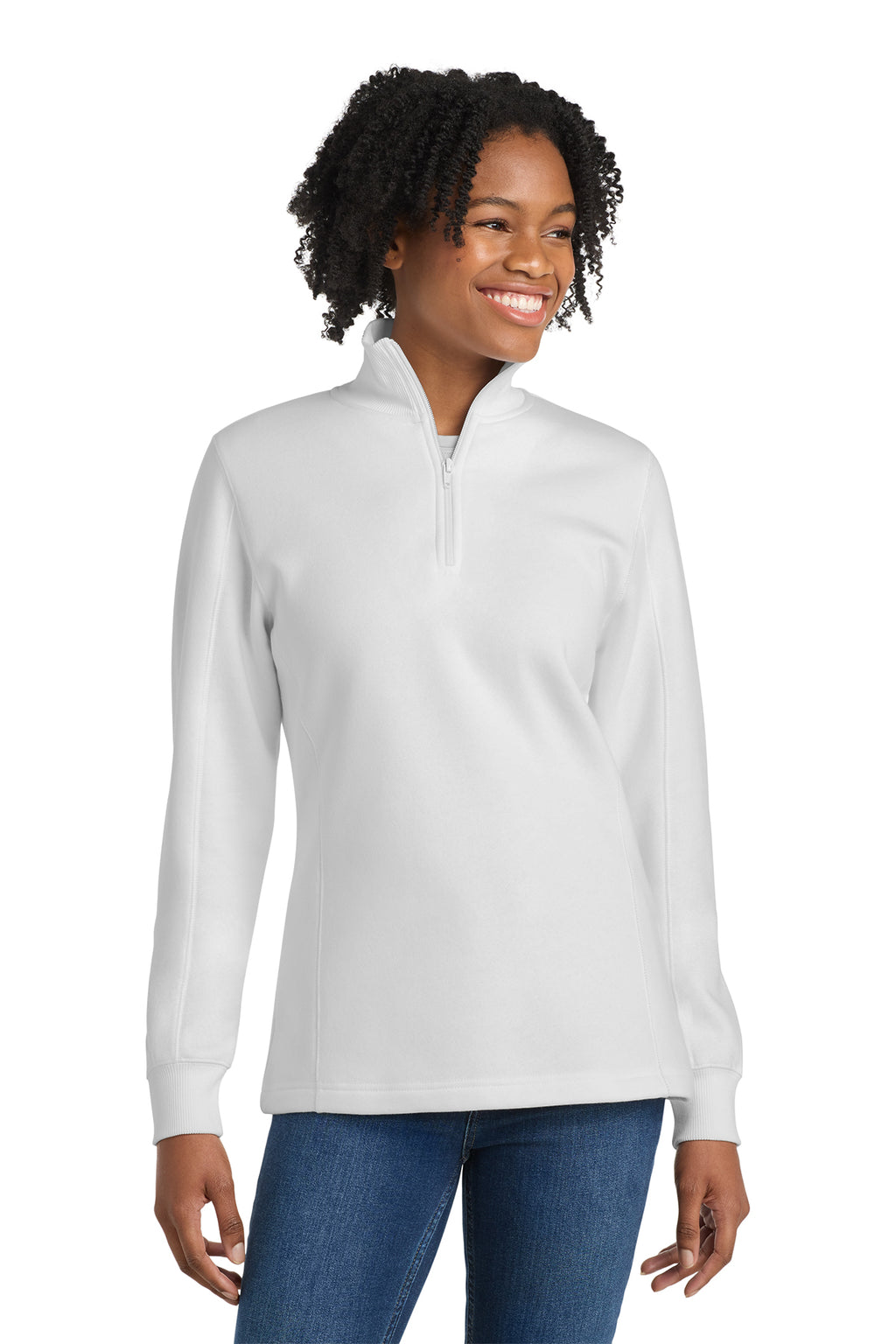 Sport‑Tek® Women’s 1/4‑Zip Sweatshirt – LST253