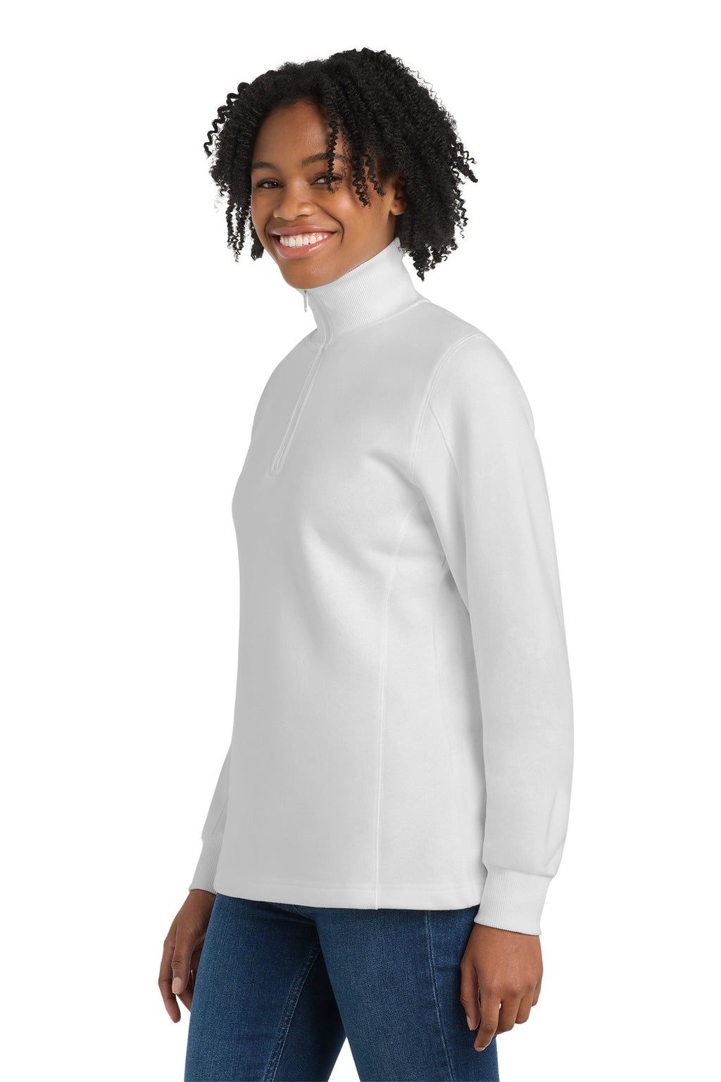 Sport‑Tek® Women’s 1/4‑Zip Sweatshirt – LST253