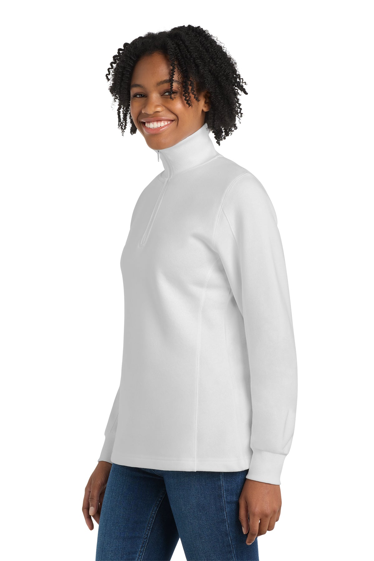 Sport‑Tek® Women’s 1/4‑Zip Sweatshirt – LST253