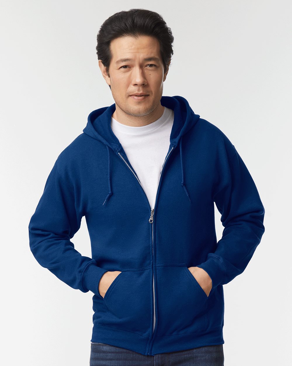 Gildan Unisex Heavy Blend™ Full‑Zip Hooded Sweatshirt – 18600