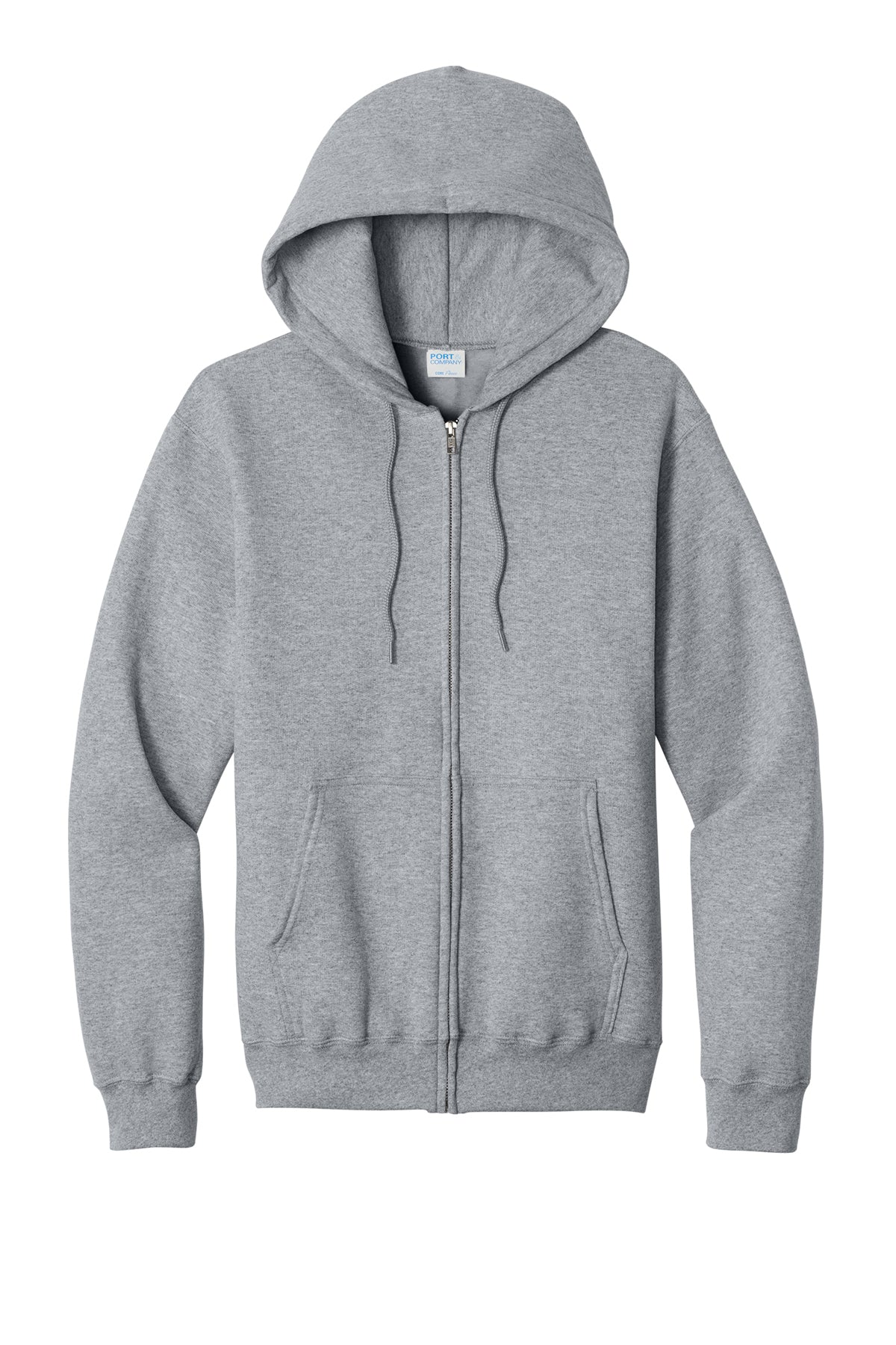 Port & Co™ Core Fleece Full‑Zip Hooded Sweatshirt – PC78ZH