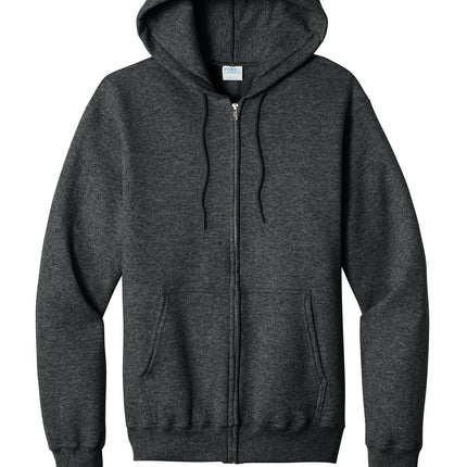 Port & Co™ Core Fleece Full‑Zip Hooded Sweatshirt – PC78ZH