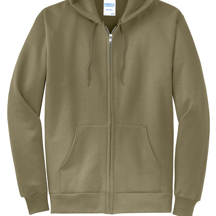 Port & Co™ Core Fleece Full‑Zip Hooded Sweatshirt – PC78ZH