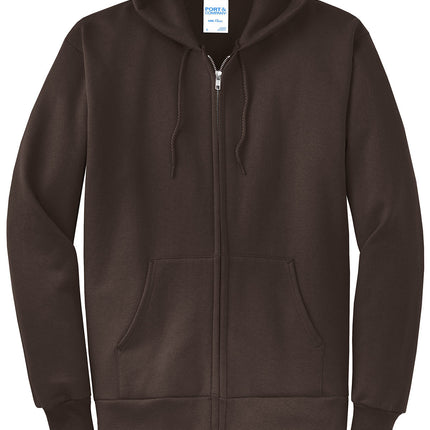 Port & Co™ Core Fleece Full‑Zip Hooded Sweatshirt – PC78ZH