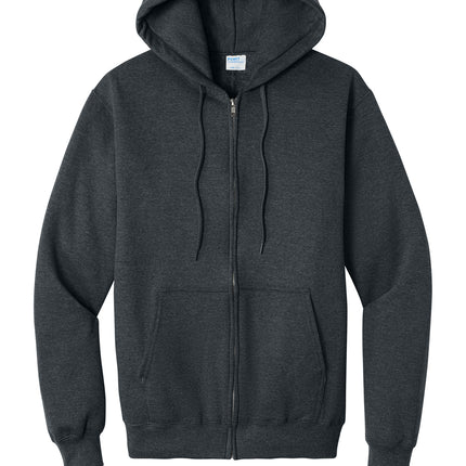 Port & Co™ Core Fleece Full‑Zip Hooded Sweatshirt – PC78ZH
