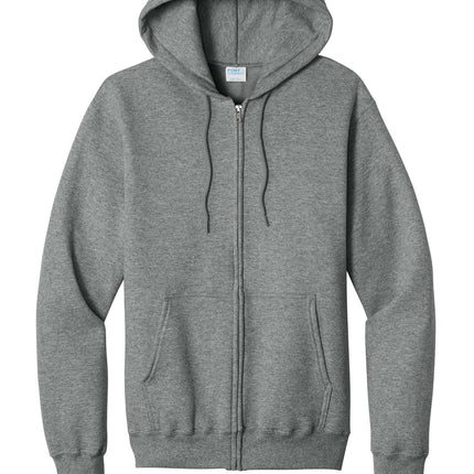 Port & Co™ Core Fleece Full‑Zip Hooded Sweatshirt – PC78ZH