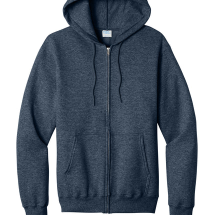 Port & Co™ Core Fleece Full‑Zip Hooded Sweatshirt – PC78ZH