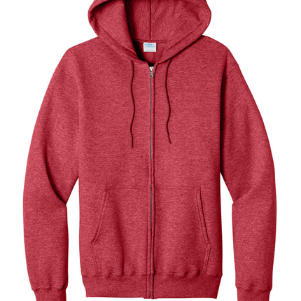 Port & Co™ Core Fleece Full‑Zip Hooded Sweatshirt – PC78ZH