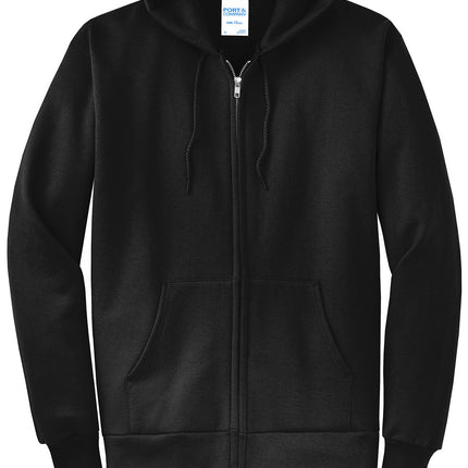 Port & Co™ Core Fleece Full‑Zip Hooded Sweatshirt – PC78ZH