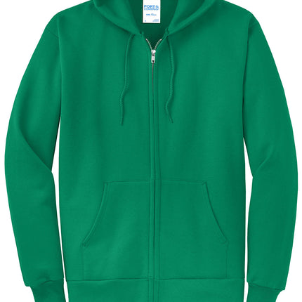 Port & Co™ Core Fleece Full‑Zip Hooded Sweatshirt – PC78ZH