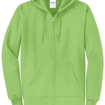 Port & Co™ Core Fleece Full‑Zip Hooded Sweatshirt – PC78ZH
