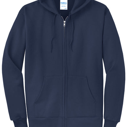Port & Co™ Core Fleece Full‑Zip Hooded Sweatshirt – PC78ZH