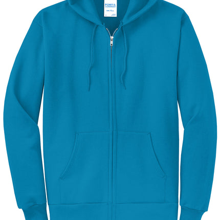 Port & Co™ Core Fleece Full‑Zip Hooded Sweatshirt – PC78ZH