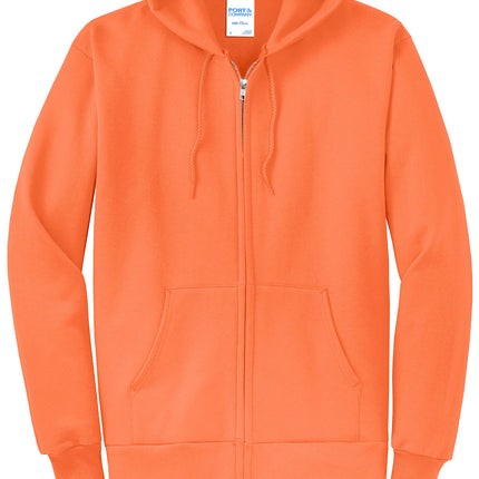 Port & Co™ Core Fleece Full‑Zip Hooded Sweatshirt – PC78ZH