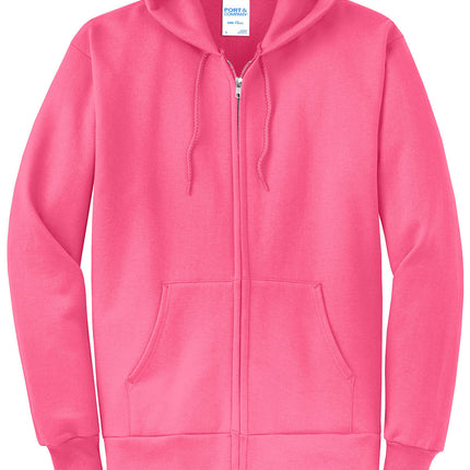 Port & Co™ Core Fleece Full‑Zip Hooded Sweatshirt – PC78ZH