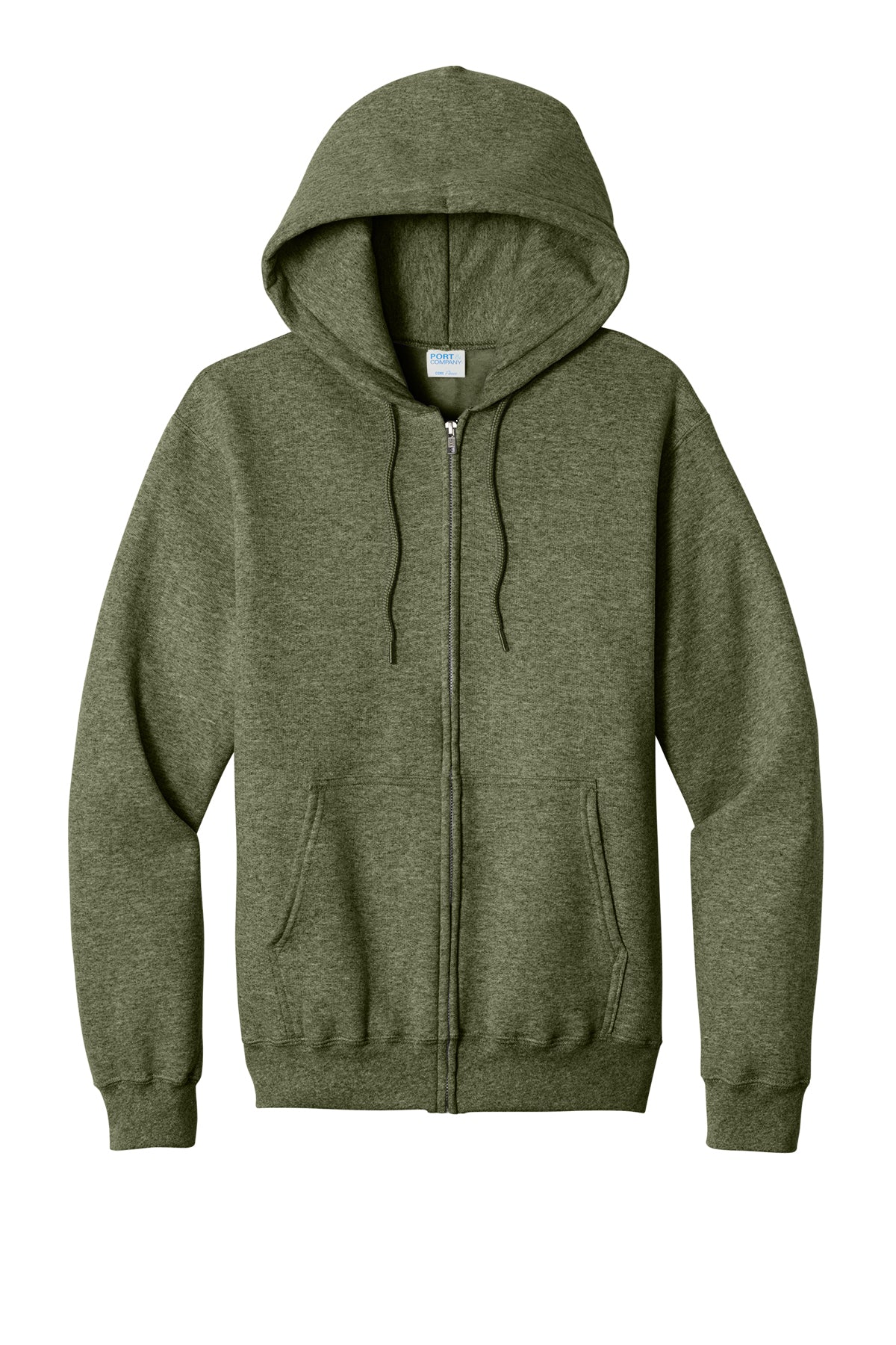 Port & Co™ Core Fleece Full‑Zip Hooded Sweatshirt – PC78ZH