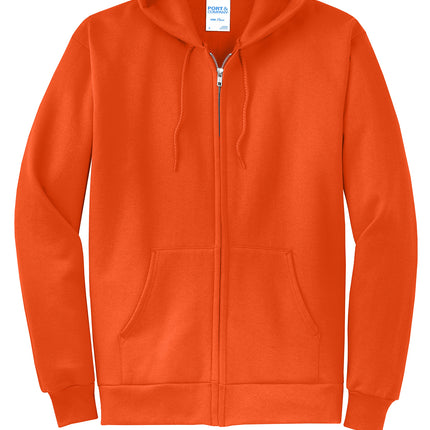Port & Co™ Core Fleece Full‑Zip Hooded Sweatshirt – PC78ZH