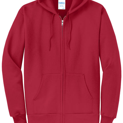 Port & Co™ Core Fleece Full‑Zip Hooded Sweatshirt – PC78ZH