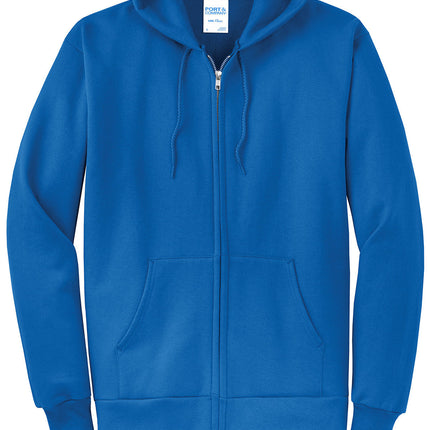 Port & Co™ Core Fleece Full‑Zip Hooded Sweatshirt – PC78ZH