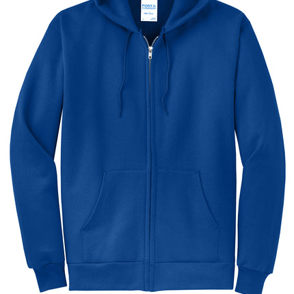 Port & Co™ Core Fleece Full‑Zip Hooded Sweatshirt – PC78ZH
