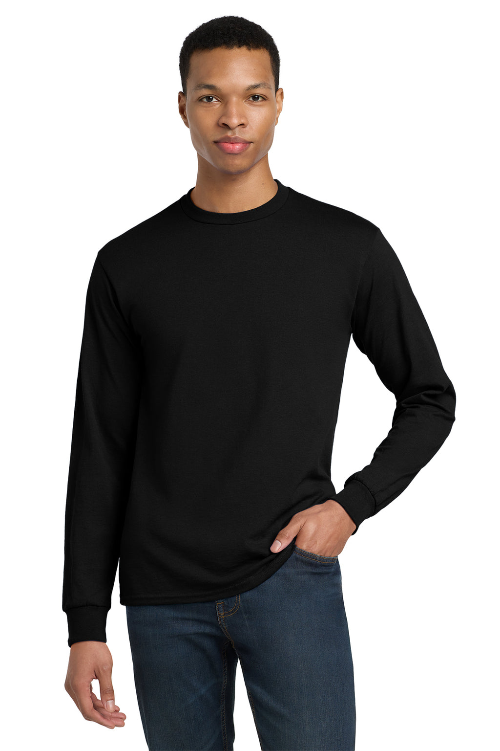 Gildan DryBlend® Long Sleeve T‑Shirt – 8400