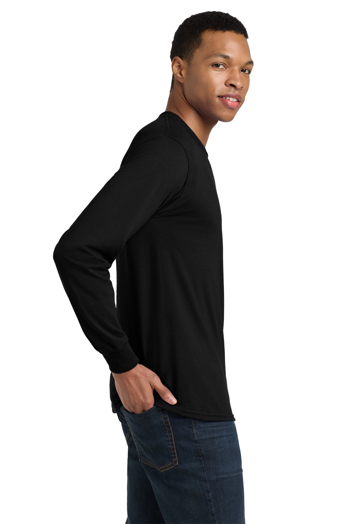 Gildan DryBlend® Long Sleeve T‑Shirt – 8400