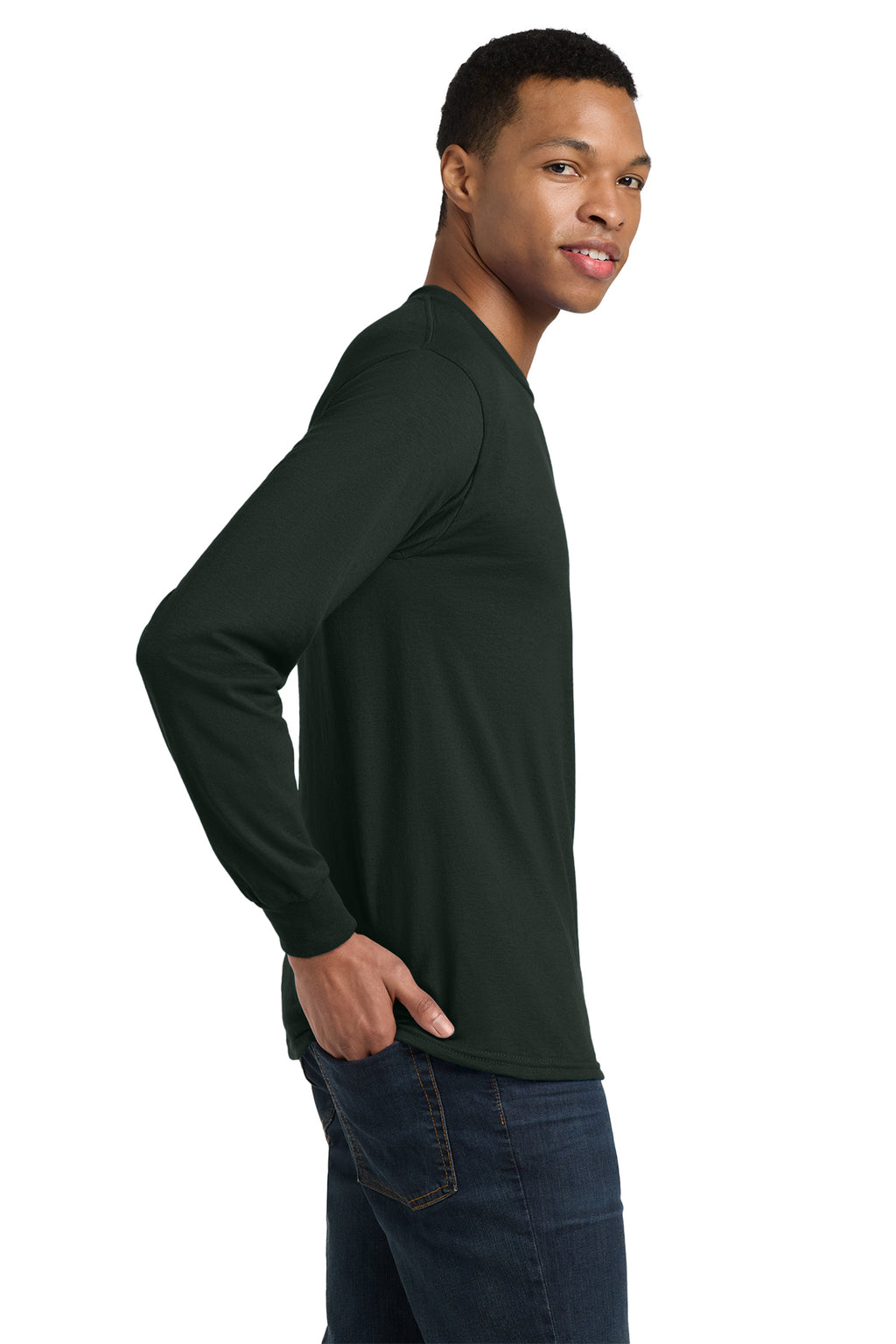 Gildan DryBlend® Long Sleeve T‑Shirt – 8400