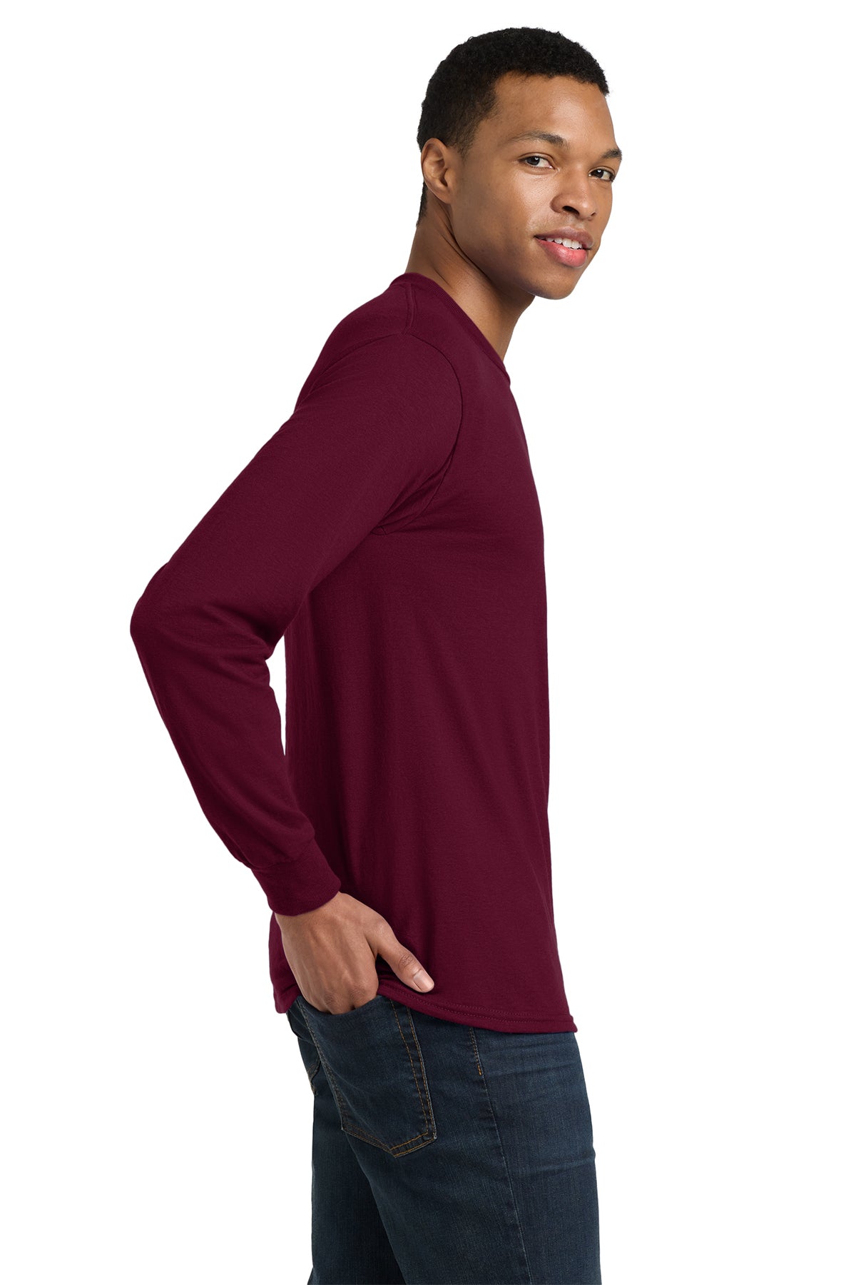 Gildan DryBlend® Long Sleeve T‑Shirt – 8400