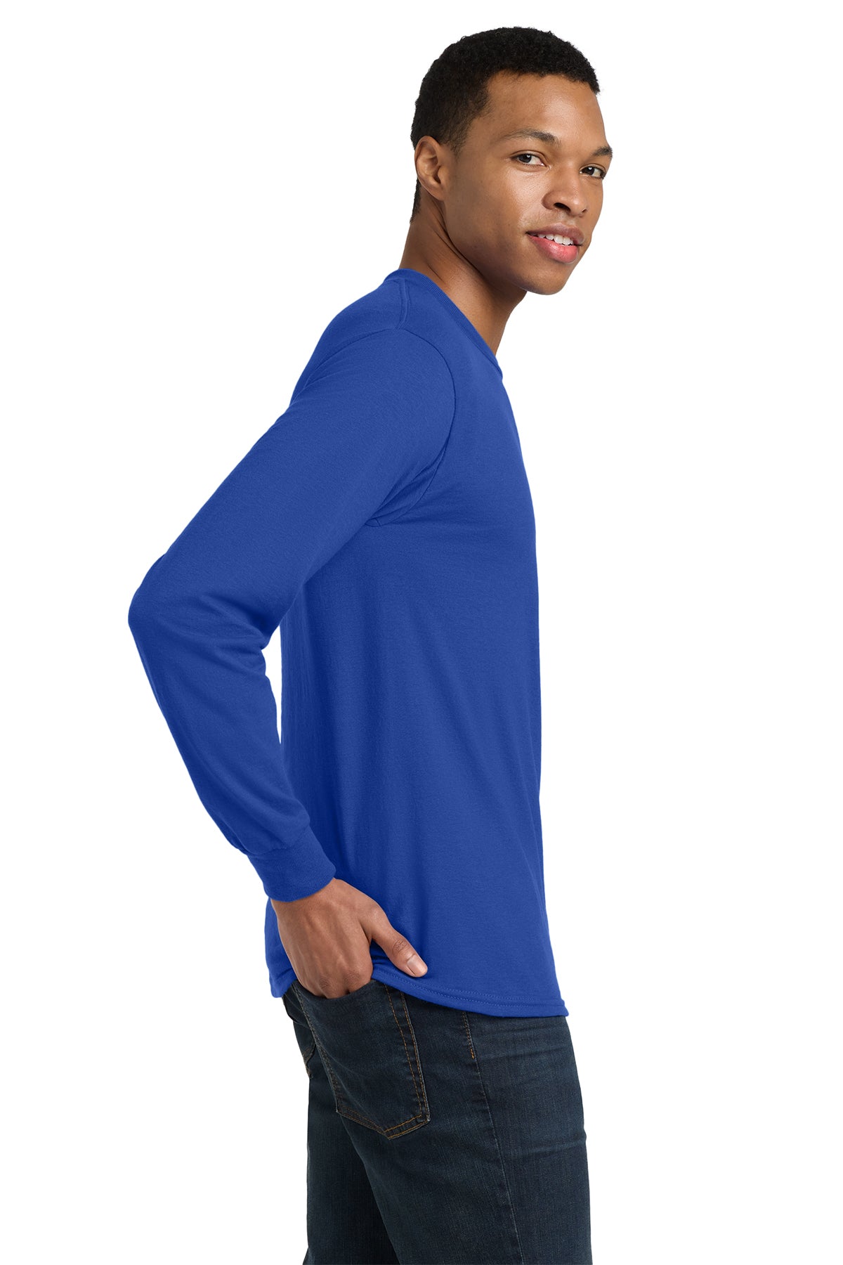 Gildan DryBlend® Long Sleeve T‑Shirt – 8400