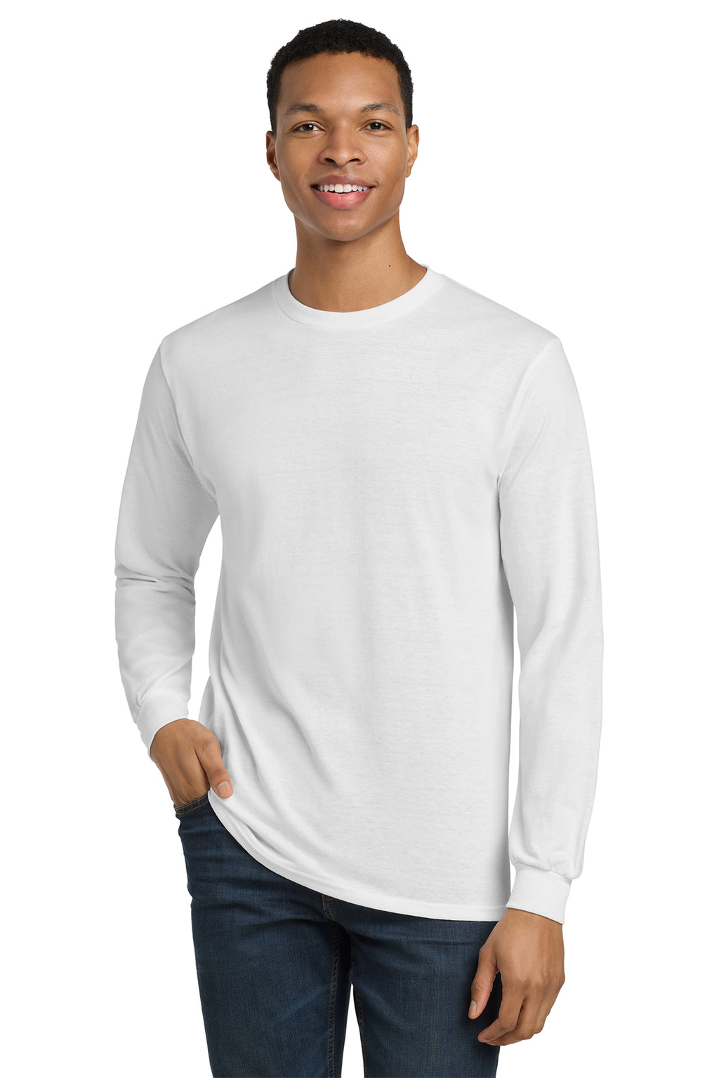 Gildan DryBlend® Long Sleeve T‑Shirt – 8400