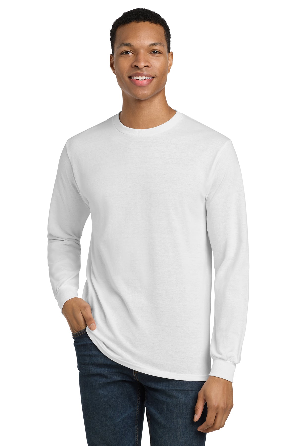 Gildan DryBlend® Long Sleeve T‑Shirt – 8400