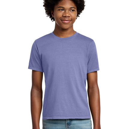 Port & Co™ Youth Beach Wash® Garment‑Dyed Tee — PC099Y