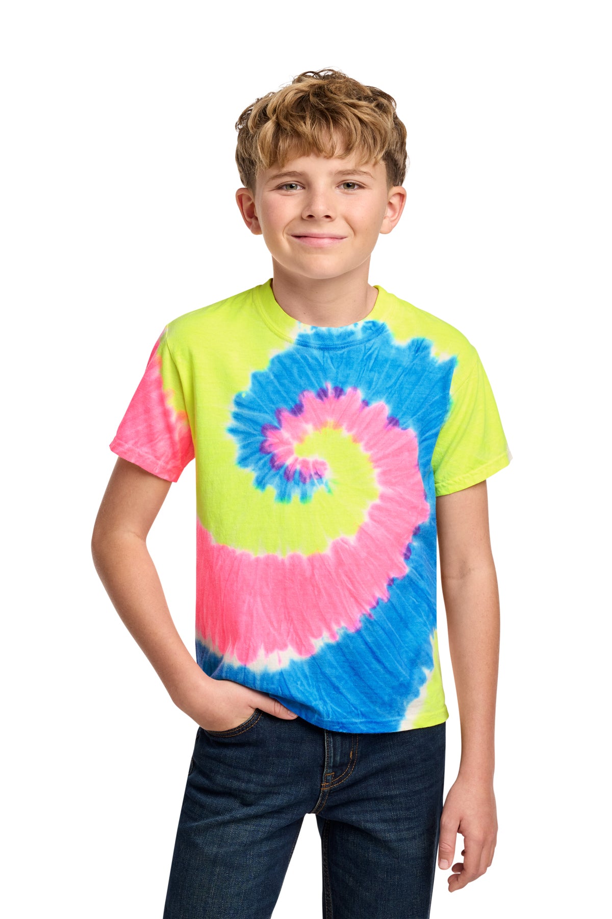 Port & Co™ Youth Tie‑Dye Tee — PC147Y