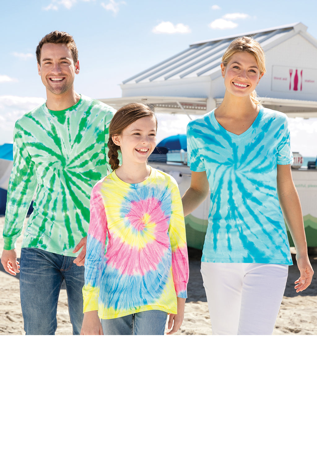 Port & Co™ Youth Tie‑Dye Tee — PC147Y