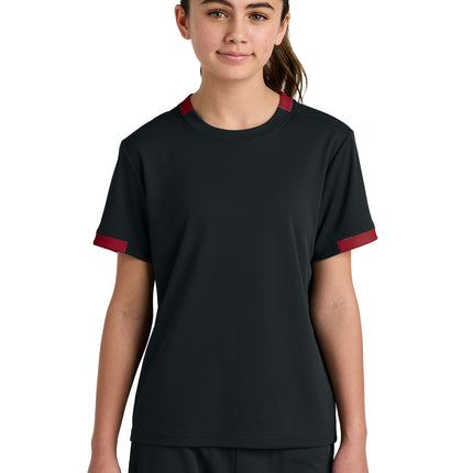 Sport‑Tek® Youth Club Short Sleeve Crew – YST440