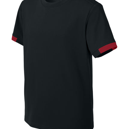Sport‑Tek® Youth Club Short Sleeve Crew – YST440